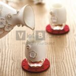 Quà tết | Ly rượu mạ vàng