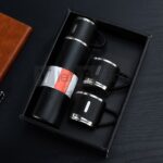 Gift set Bình giữ nhiệt inox kèm 2 cốc | Quà tặng event