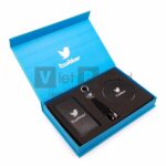 Gift set công nghệ 3 món Cáp sạc đa năng, Pin sạc, Đế sạc không dây