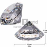 Chặn giấy pha lê cao cấp hình kim cương | In ấn theo yêu cầu