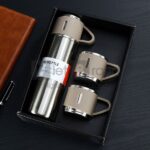 Gift set Bình giữ nhiệt inox kèm 2 cốc | Quà tặng event