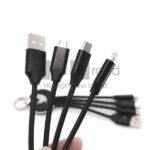 Cáp sạc đa năng tích hợp logo đèn LED