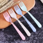 Bộ đũa thìa dĩa nhựa lúa mạch | Quà tặng thân thiện môi trường