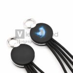 Cáp sạc đa năng tích hợp logo đèn LED