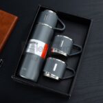 Gift set Bình giữ nhiệt inox kèm 2 cốc | Quà tặng event