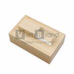 USB pha lê nắp gỗ | Quà tặng công nghệ in logo