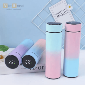 Bình giữ nhiệt màu ombre nắp hiển thị nhiệt độ 500ml