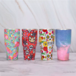 Cốc giữ nhiệt inox in hình dung tích 900ml