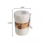 Cốc lúa mạch kèm nắp và quai xách