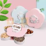 Khay mứt tết 2 tầng xoay 360 độ