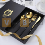 Set thìa nĩa và dao bằng thép không gỉ siêu sang chảnh