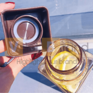 Bình nước nhựa BPA hình vuông Fancy Eco nhựa 