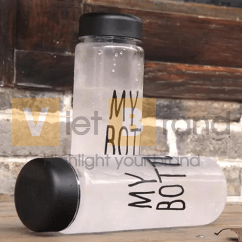 In Logo theo yêu cầu bình nước nhựa my bottle 500ML