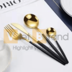 Set thìa nĩa và dao bằng thép không gỉ siêu sang chảnh