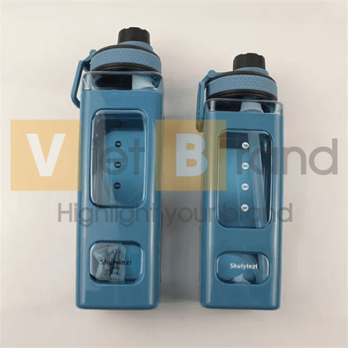 Bình nước nhựa thể thao dung tích lớn 900ML có ống hút đi kèm