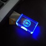 USB Flashdrive pha lê in logo công ty