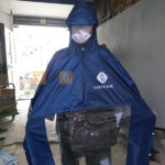 Áo mưa in logo - Khách hàng Lotte E&C