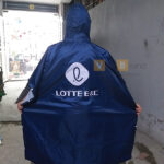 Áo mưa in logo - Khách hàng Lotte E&C
