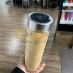 Bình giữ nhiệt tre cảm ứng thông minh hiển thị nhiệt độ