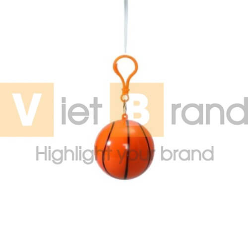 Áo mưa poncho dùng một lần kèm hộp đựng áo hình dạng móc đẹp mắt