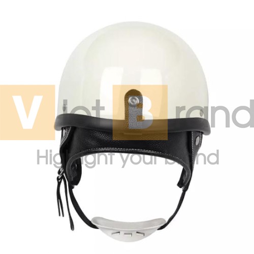 Mũ bảo hiểm xe máy phong cách retro in logo tùy chỉnh