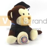 Thú nhồi bông hình khỉ tốt nghiệp làm quà tặng khách hàng 