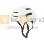 Mũ bảo hiểm có đèn hỗ trợ in logo doanh nghiệp