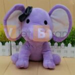 Thú nhồi bông hình con voi dễ thương hỗ trợ in logo 