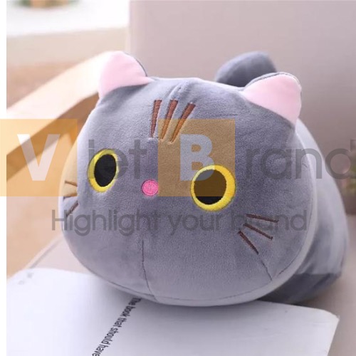 Gấu bông hình mèo siêu mềm làm quà tặng cho khách hàng - Việt Brand ...