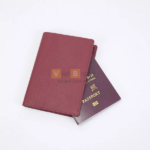 Bao da bọc passport và thẻ 2 ngăn 