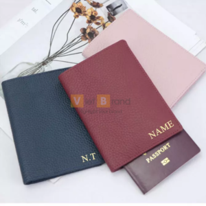 Bao da bọc passport và thẻ 2 ngăn 