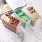 Bộ hộp đựng đồ ăn 3 tầng thân thiện với môi trường