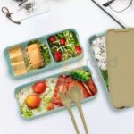 Bộ hộp đựng đồ ăn 3 tầng thân thiện với môi trường