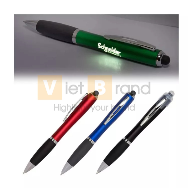 Bút bi có đèn cảm ứng laser 3 trong 1