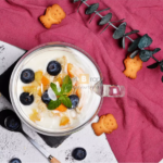 Cốc thủy tinh nắp gỗ ăn ngũ cốc, sinh tố