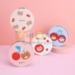 Gương cầm tay gấp gọn gương trang điểm mini Logo tùy chỉnh