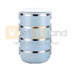 Hộp cơm trưa tách nhiệt 4 tầng được làm từ inox không gỉ