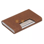 Hộp đựng namecard bỏ túi inox bọc da