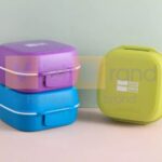 Hộp đựng thức ăn bằng nhựa 1000ml đầy màu sắc 
