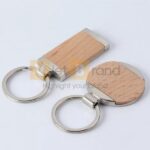 Móc khóa gỗ in logo quà tặng doanh nghiệp