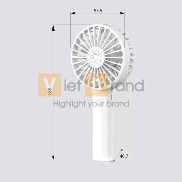 Quạt Usb Mini Quà Tặng Chất Lượng Cao Có Đế