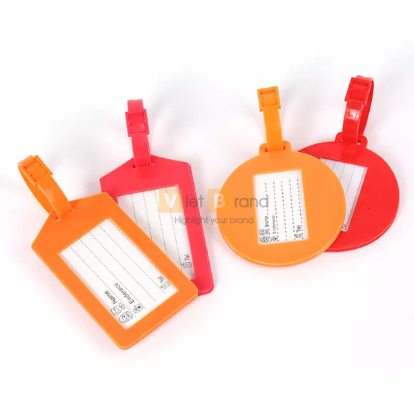 Tag hành lý cao su hình máy bay