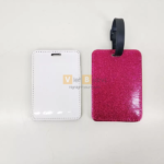 Tag hành lý da Pu thiết kế nhũ lấp lánh