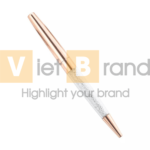 Bút bi kim loại crystal pen hỗ trợ in logo