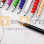 Bút bi kim loại nhiều màu có hỗ trợ in logo thương hiệu