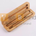 Bút bi kim loại tre ngòi 0,5 mm kèm tặng hộp đựng