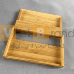 Hộp đựng danh thiếp bằng tre hỗ trợ in logo