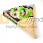 Quạt cầm tay bằng gỗ Tây Ban Nha có hỗ trợ in logo