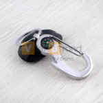 Móc khóa quà tặng hợp kim hình logo trống khắc laser tùy chỉnh