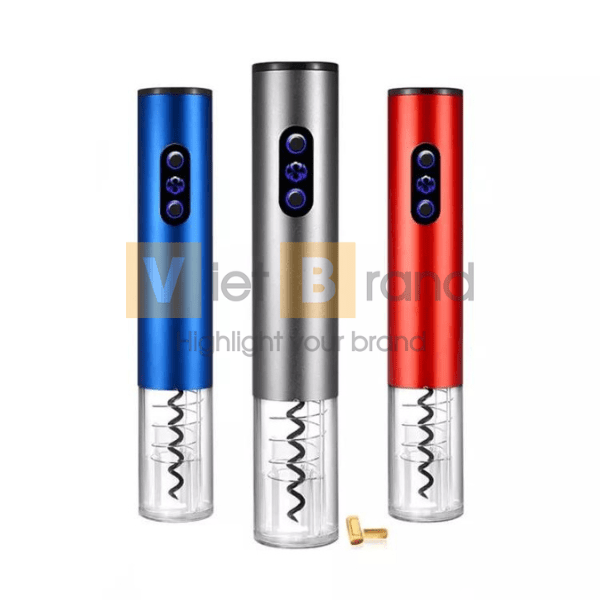 Dụng cụ khui rượu bằng điện với máy cắt giấy bạc